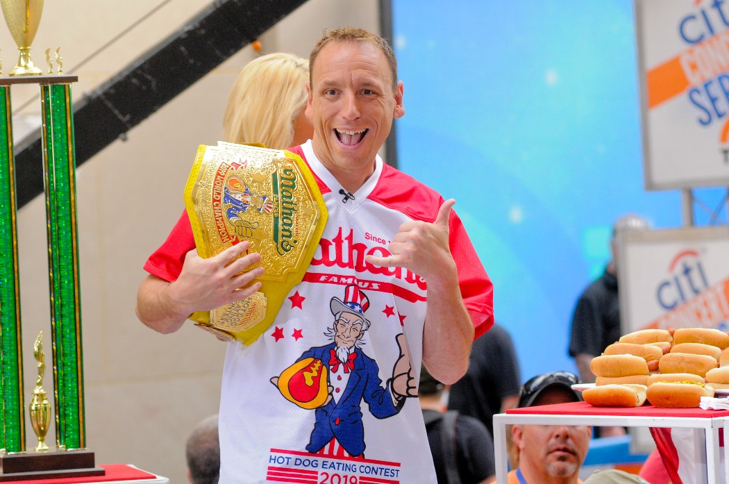  "Joey Chestnut: The Undisputed Hot Dog Eating Champ!"  - by reema batra singh - CollectLo
