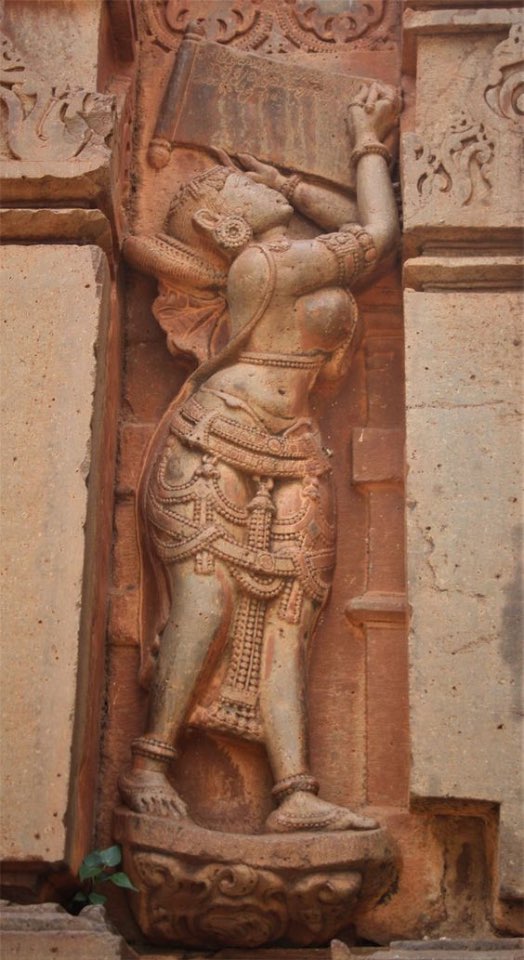 Lekhana Sundari, is one of the sculptures carved on the temple’s outer walls. courtesy Archaeological Survey of India - by aadya jha - CollectLo