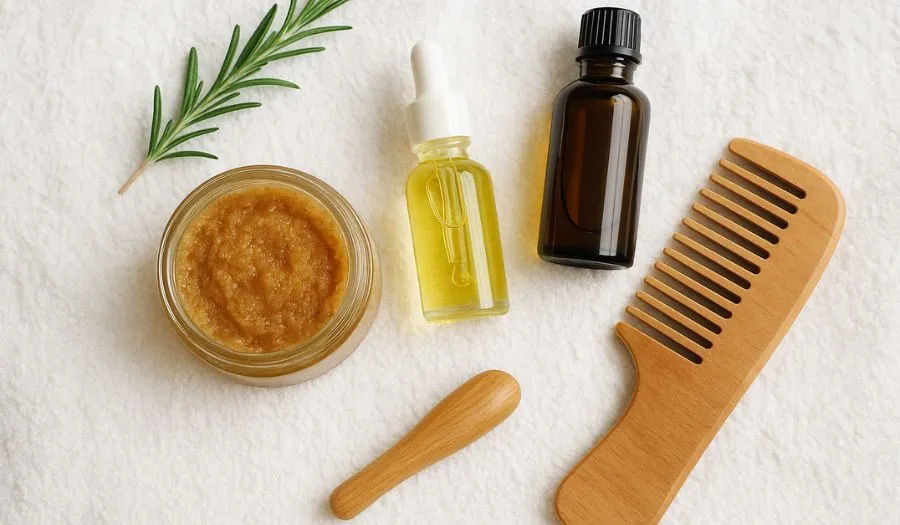 Natural oils and scalp massage essentials for healthy hair growth - by Anacia Dias - CollectLo