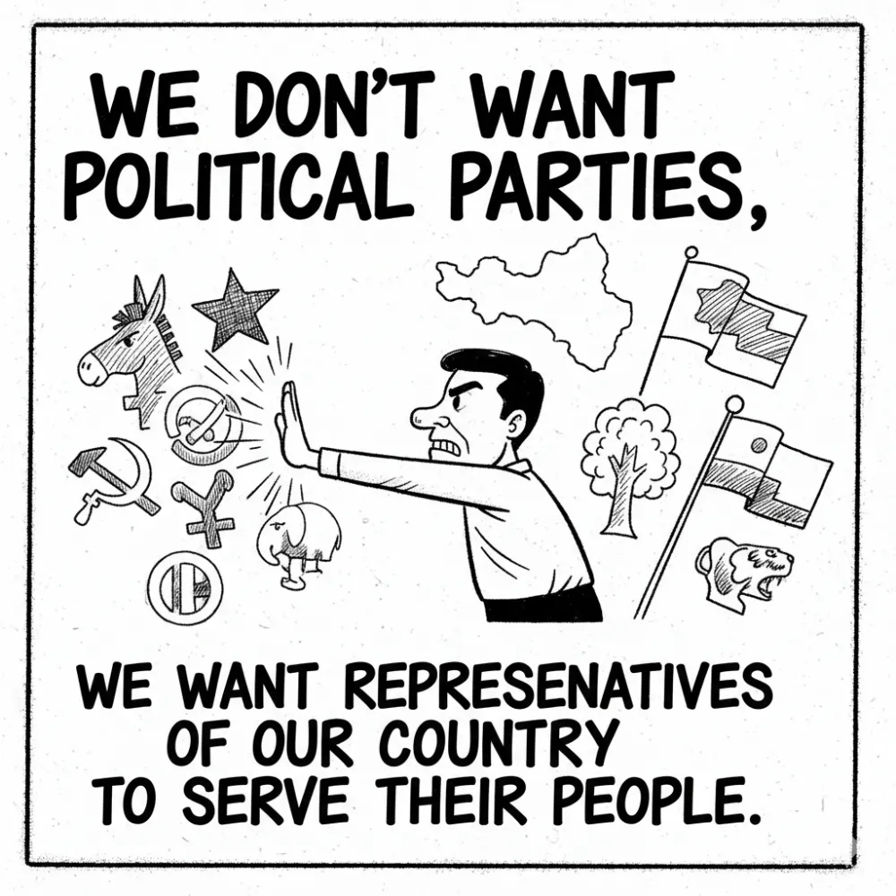 <b>Politics and its propaganda</b> - by Wilvia Dsouza  - CollectLo