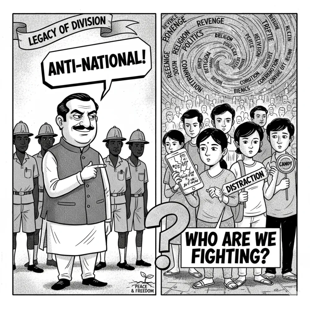 <b>Stop labelling your own people who are voicing what's happening as Anti-nationals.</b> - by Wilvia Dsouza  - CollectLo