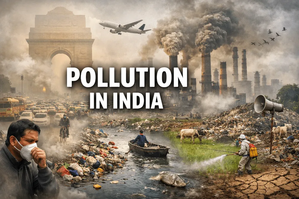 Pollution in India - by Ankit Mishra - CollectLo
