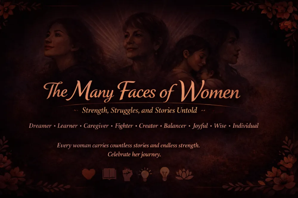 The Many Faces of Women: Strength, Struggles, and Stories Untold. - by Varsha Dubey - CollectLo