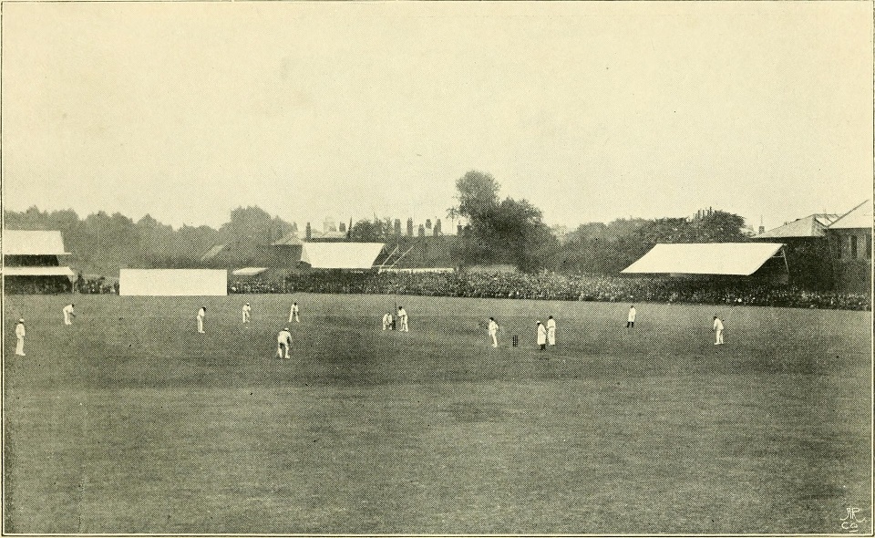 A cricket match in progress at Lord's in 1899 - by Deepankar Vivek - CollectLo
